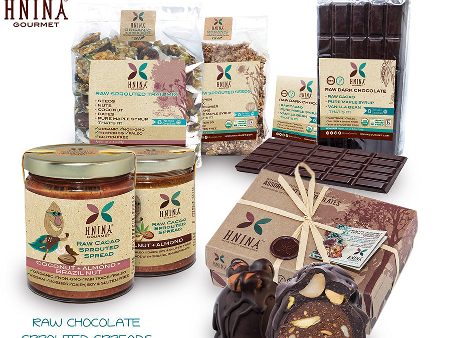 Hnina Chocolates Nuts Labels