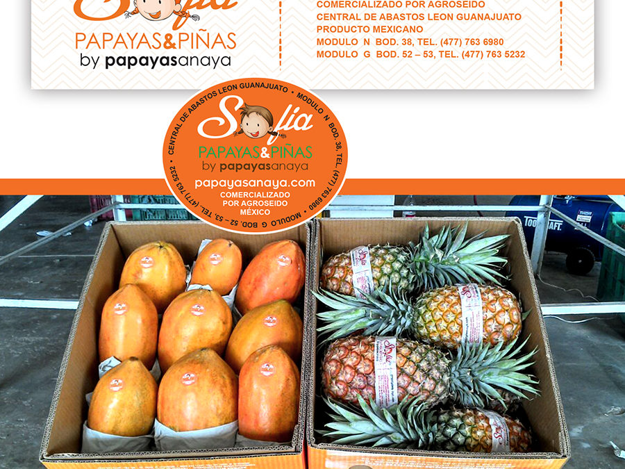 Sofia Papayas & Piñas Labels