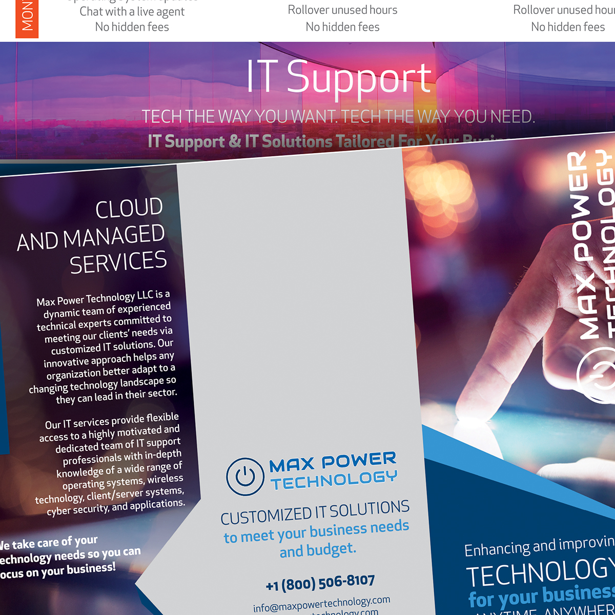 Max Power Technology Trifold